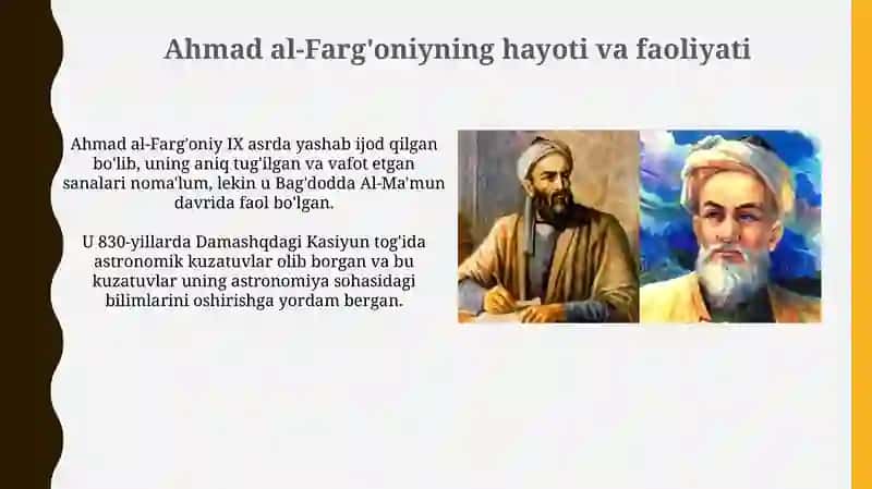 Ahmad Al-Farg'oniy va Abu Ali Ibn Sinoning ilmiy merosi 3