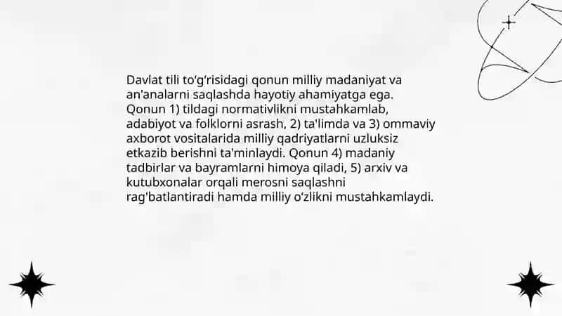 Davlat tili toʻgʻrisidagi qonunning hayotiy ahamiyati 3