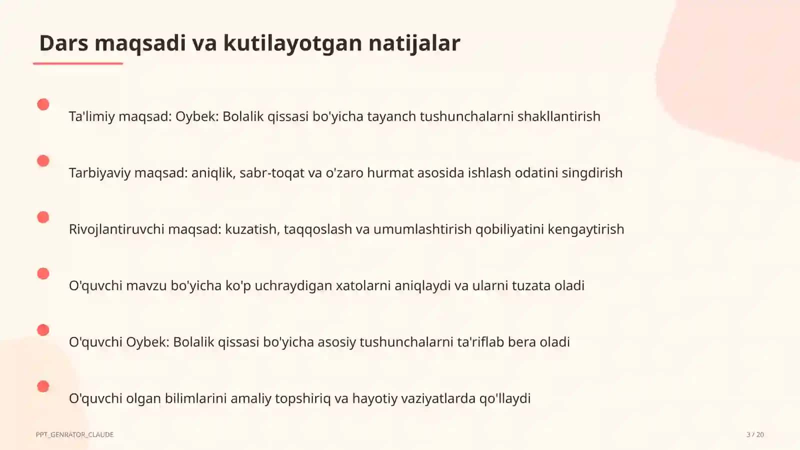 Oybek: Bolalik qissasi (6-sinf) 3
