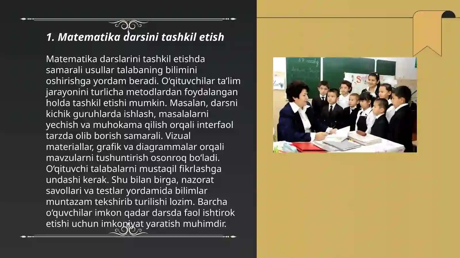 Sinfdan tashqari asosiy bosqich darslarini tashkil etish (4-sinf) Yoqubova Sevinchoy 3
