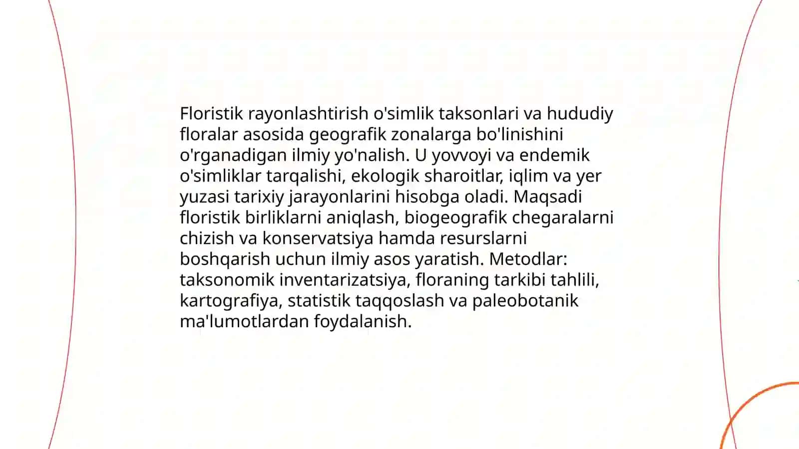 Floristik rayonlashtirish tushunchasi va taksonomik birliklari 3