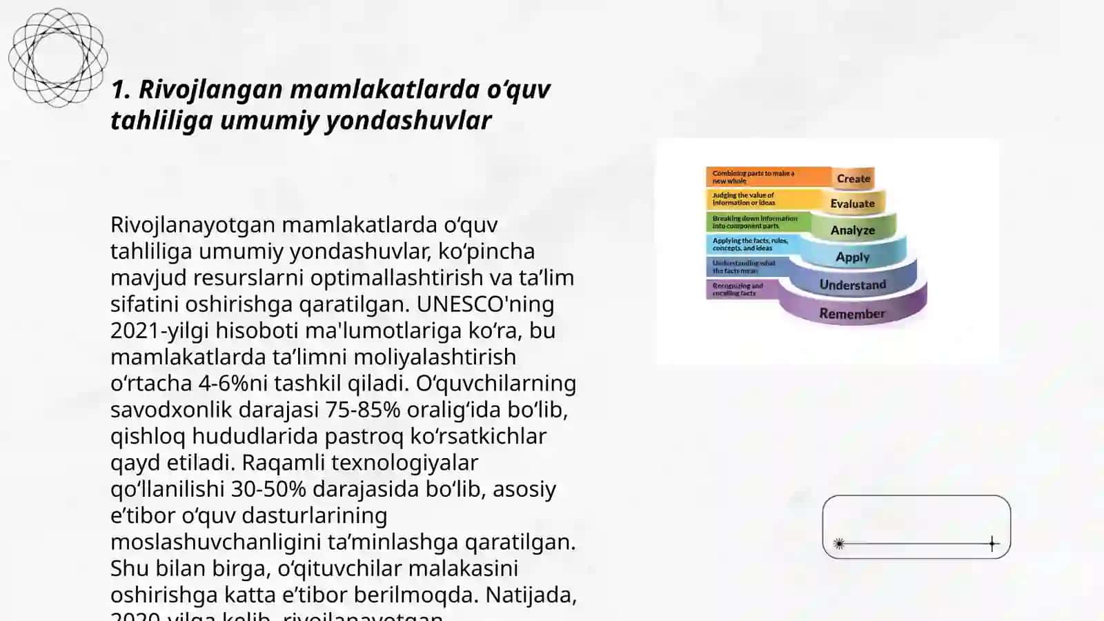 Rivojlangan mamlakatlarda o‘quv tahliliga beriladigan e‘tibor va uning turlari 3