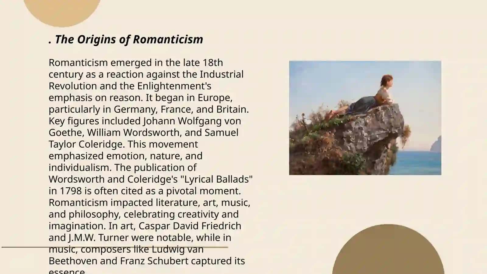 about romanticism 3