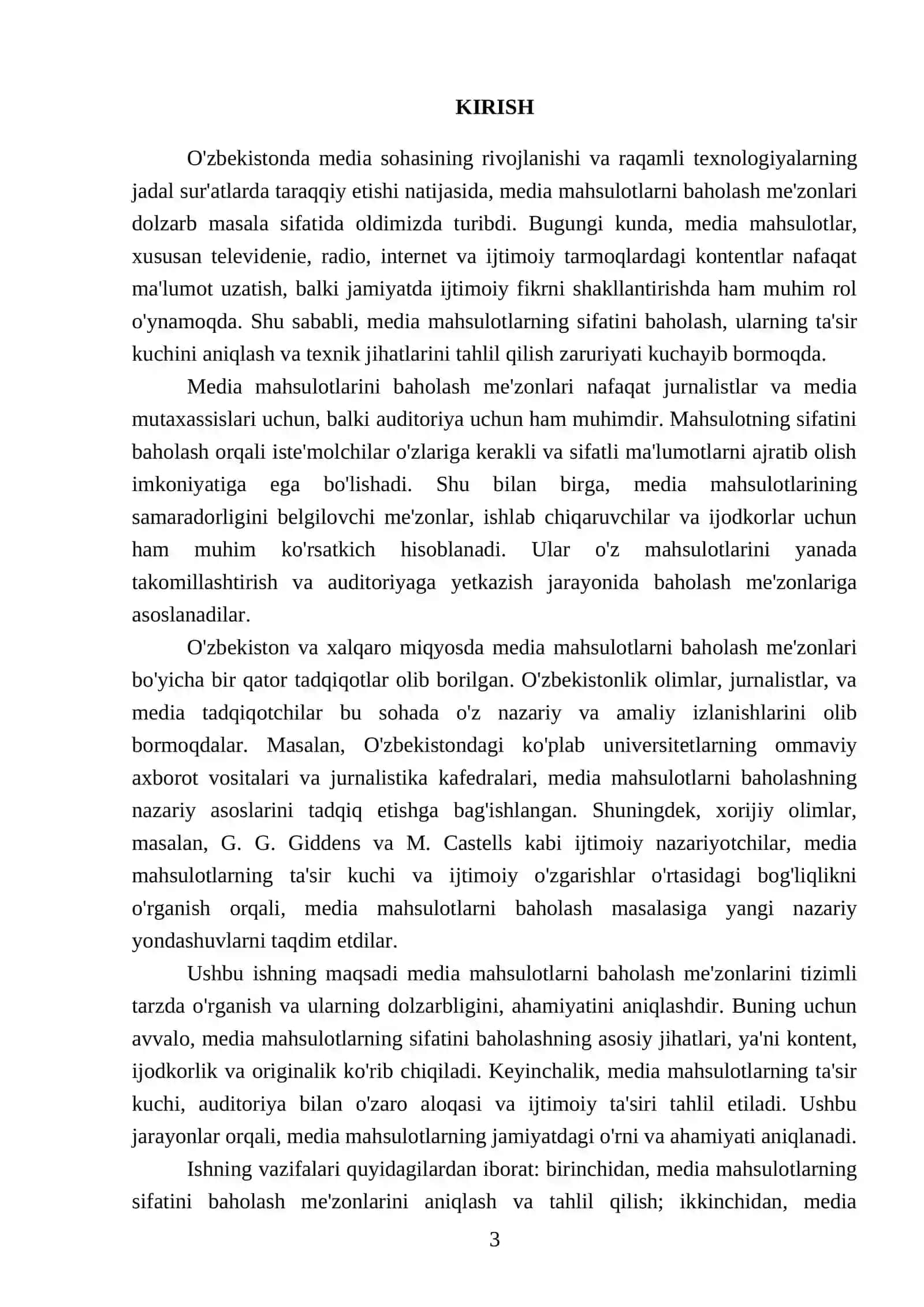 Media mahsulotlarni baholash me'zonlari 3
