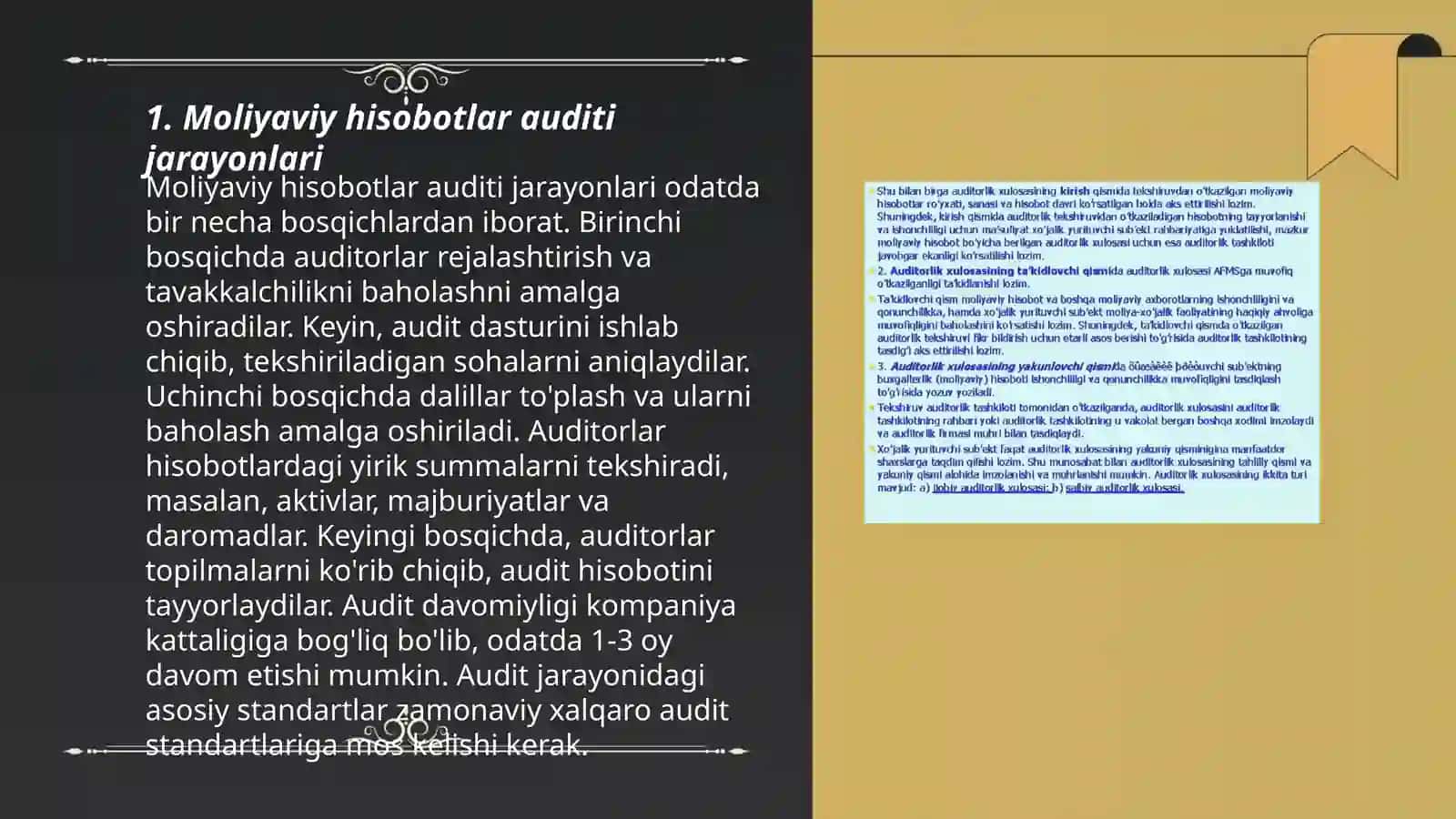 Moliyaviy hisobotlar auditi 3