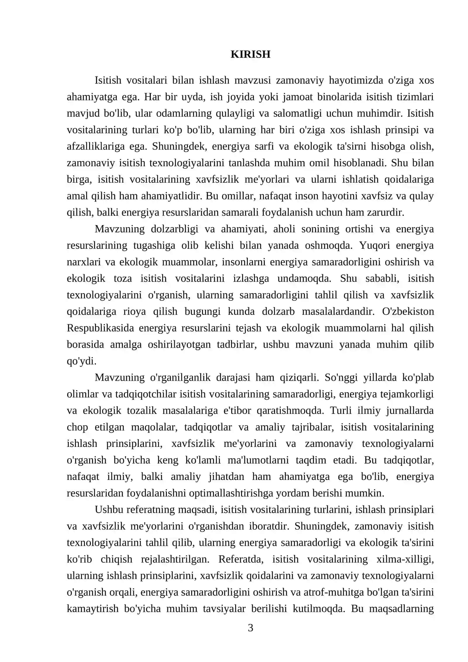Isitish vositalari bilan ishlash 3