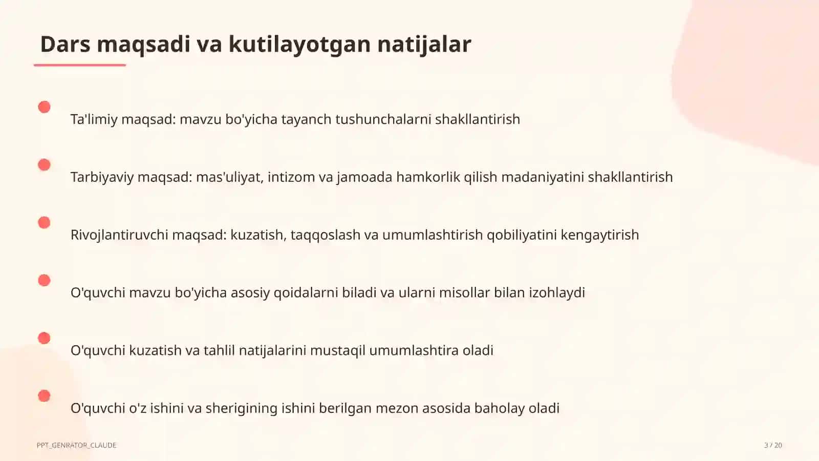 Kombinatorika elementlari: sanash qoidalari (6-sinf) 3