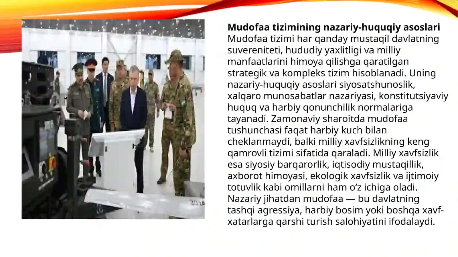 Mudofaa va xavfsizlik 3