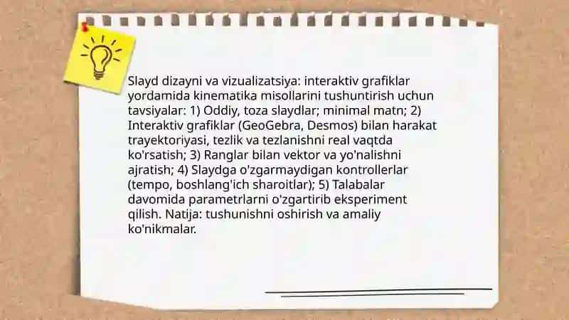 Fizikadan maʼruzalar davomida axborot texnologiyalarini qoʻllash metodikasi 3