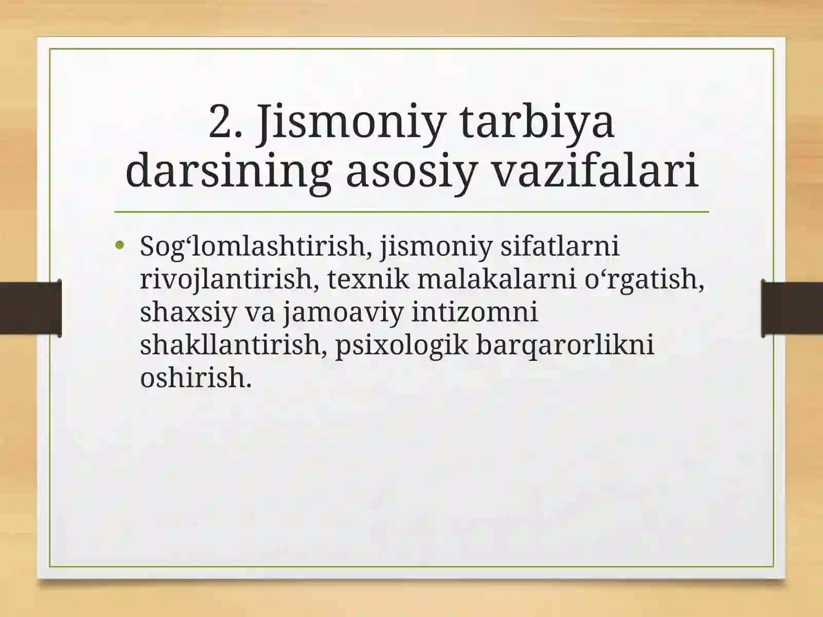 Jismoniy tarbiya darsining tuzilishi 3