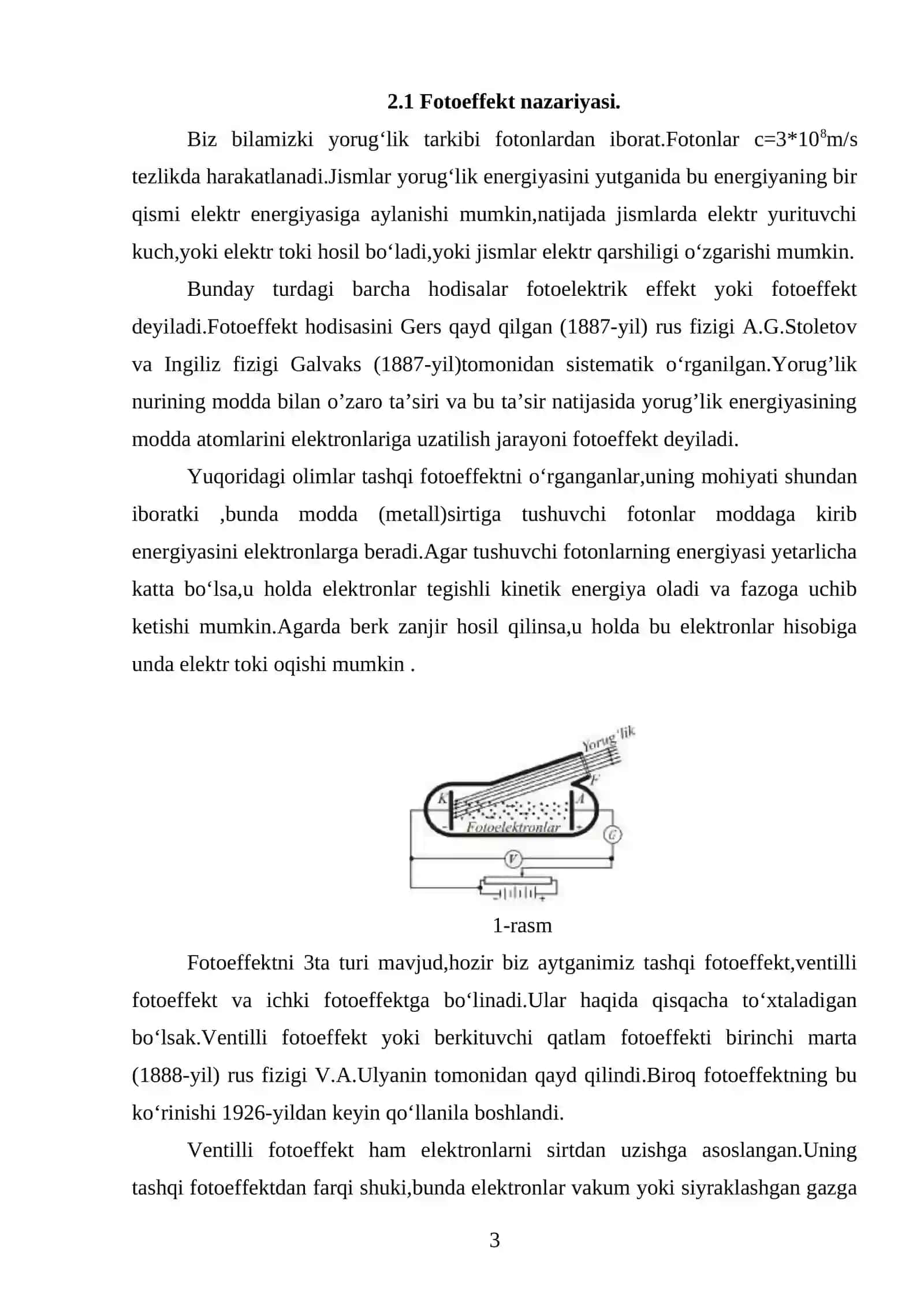 Atom labarato'riyasi fizika 3