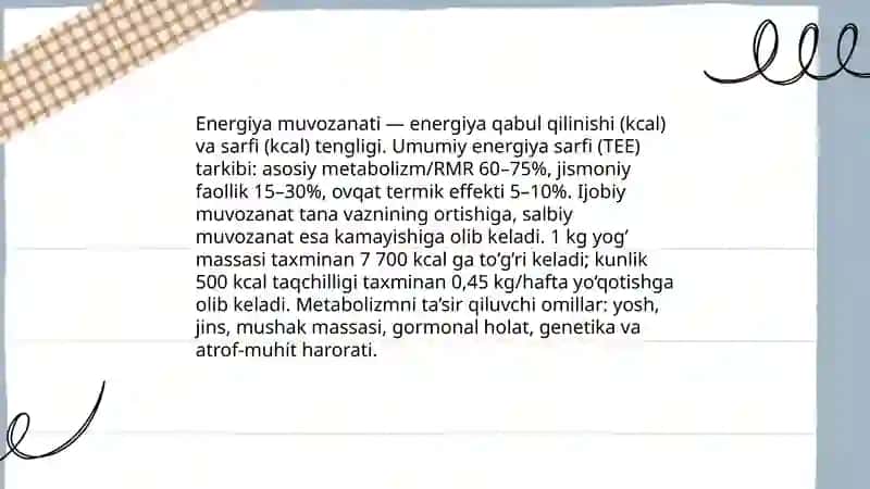 Ratsional ovqatlanishning voloalogik tomoni 3