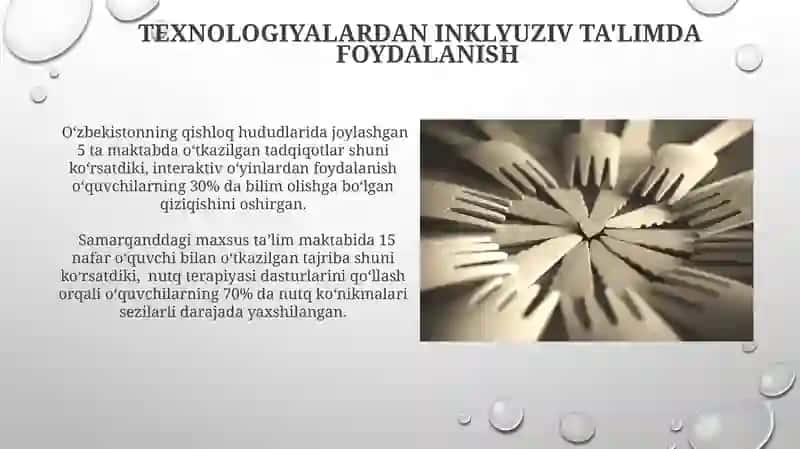 Inklyuziv va birgalikda oʻqitish asosiy fikrlarni asoslash 3