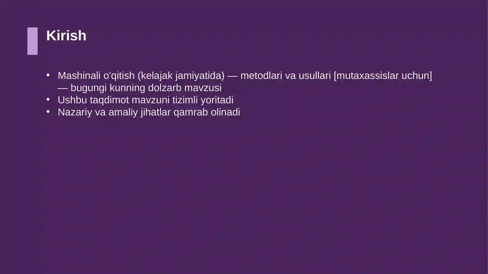 Mashinali o'qitish (kelajak jamiyatida) — metodlari va usullari [mutaxassislar uchun] 3