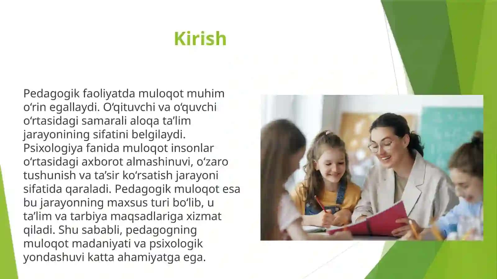 Pedagogik faoliyatda muloqot 3