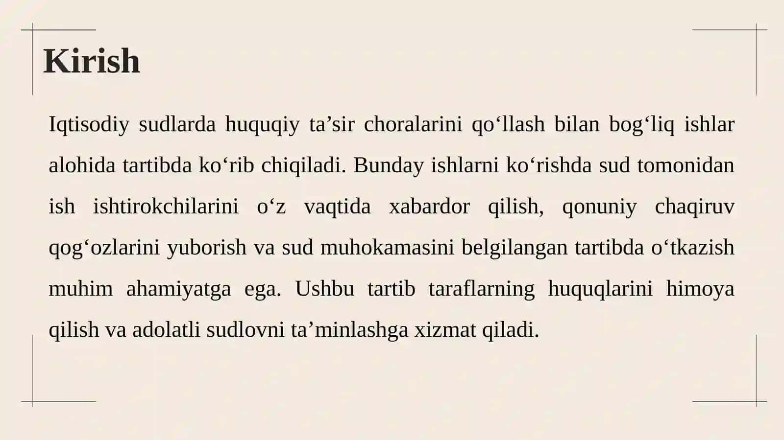 Huquqiy ta’sir chorasini qo‘llash to‘g‘risidagi ish bo‘yicha xabarlar va chaqiruvlar 3