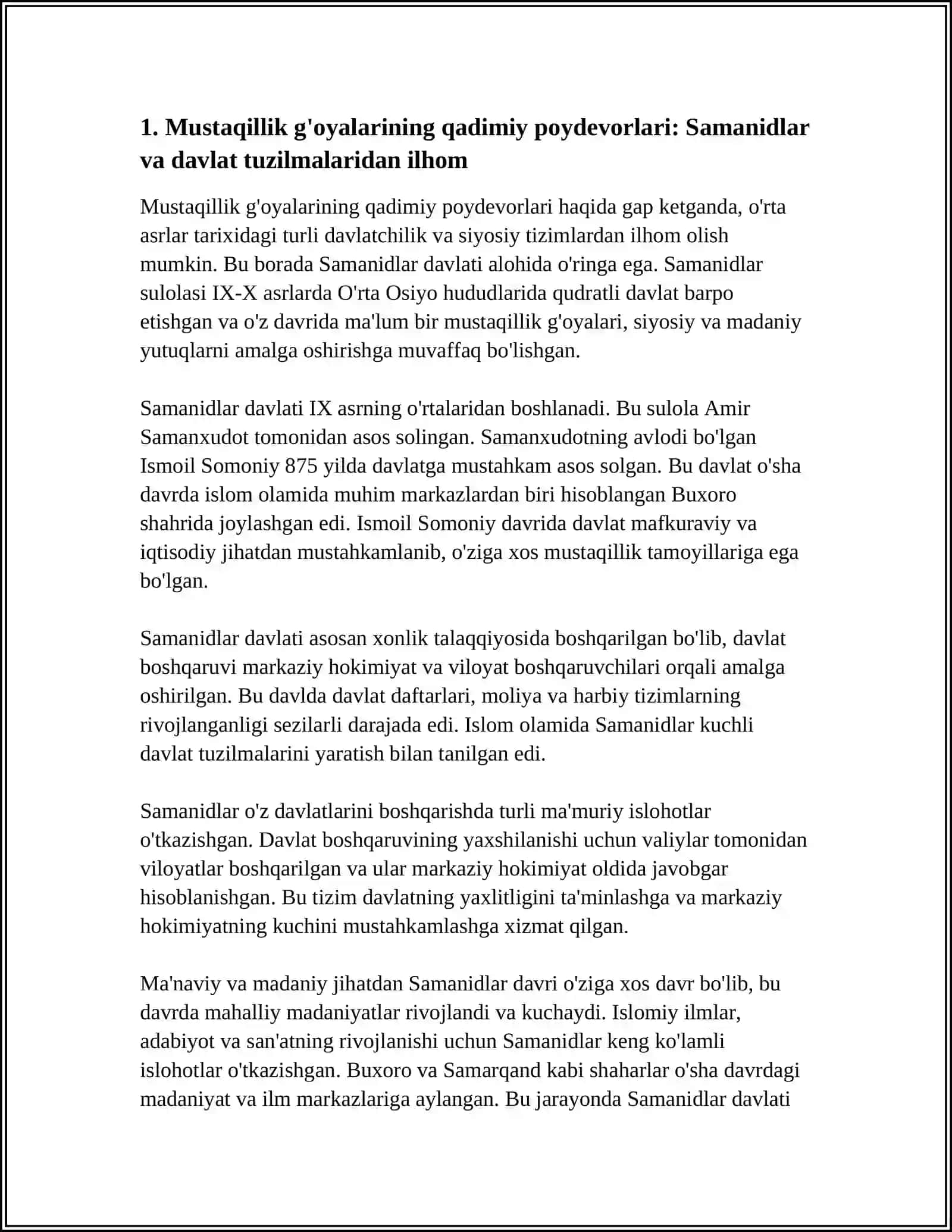 Mustaqillik G'oyalari Tarixiy Asoslari 3