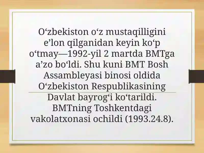 O‘zbekiston va xalqaro tashkilotlar 3