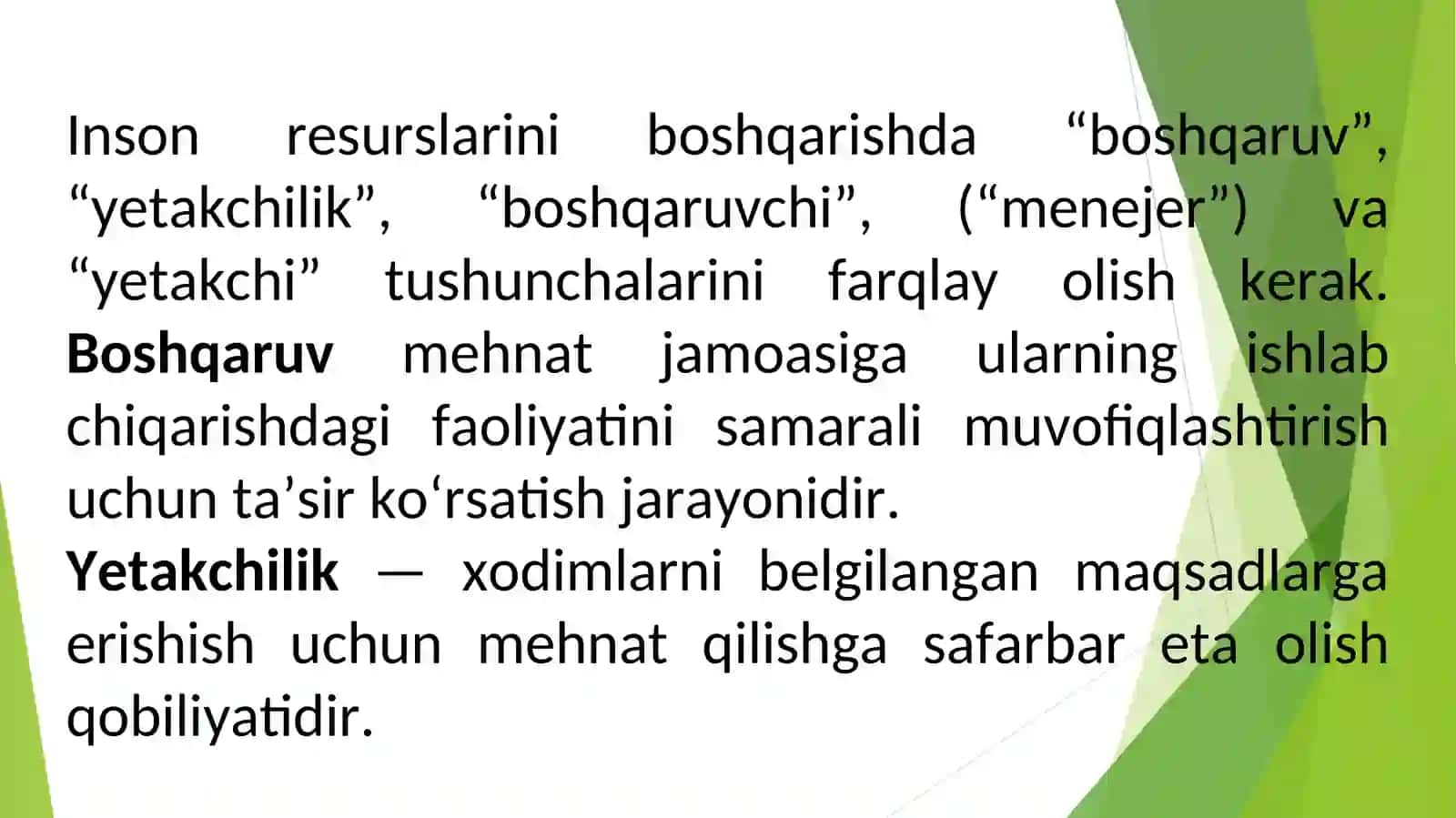 Inson resurslarini boshqarishda yetakchilik 3
