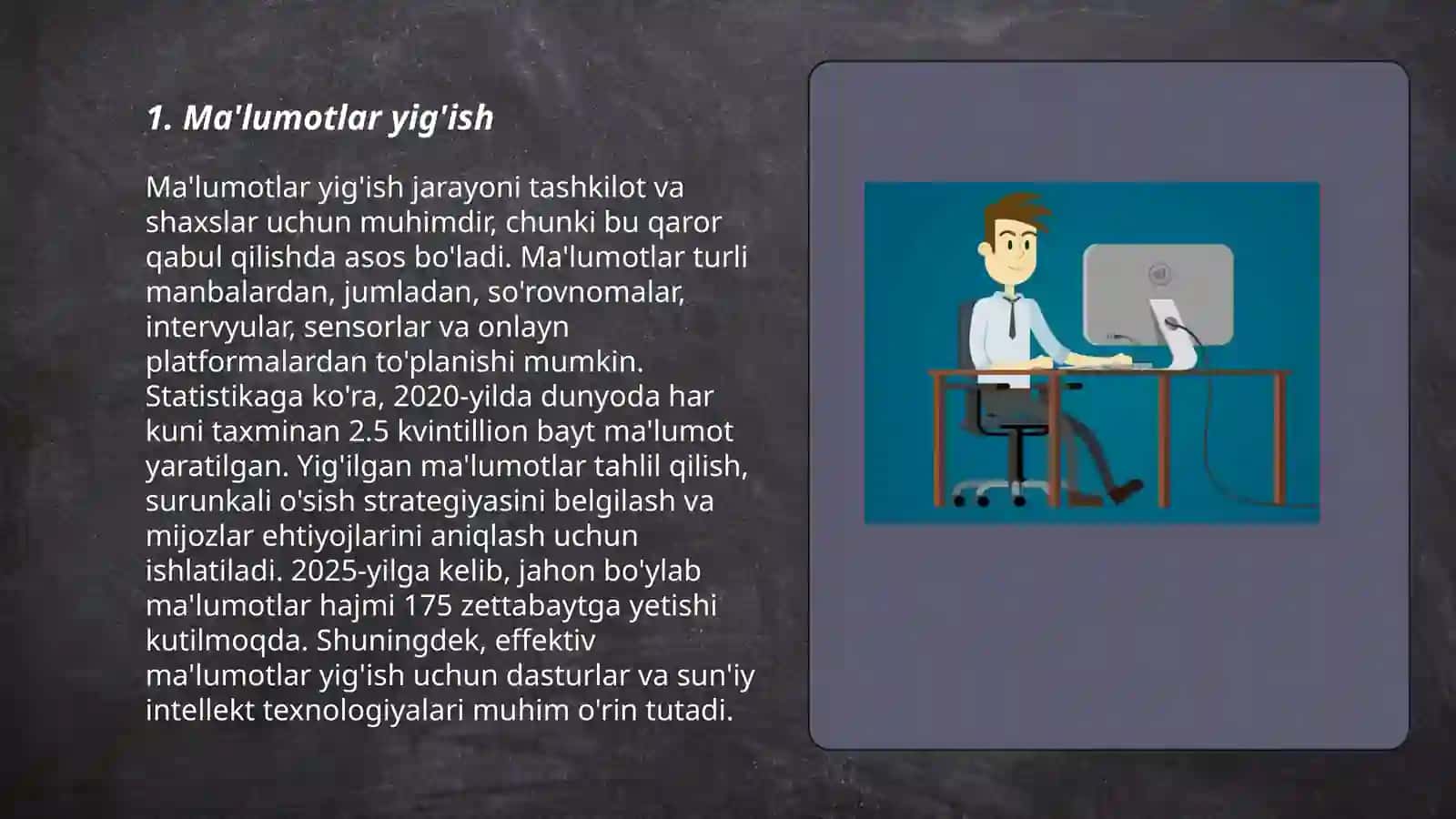 Ma'lumotlar yig'ish 3