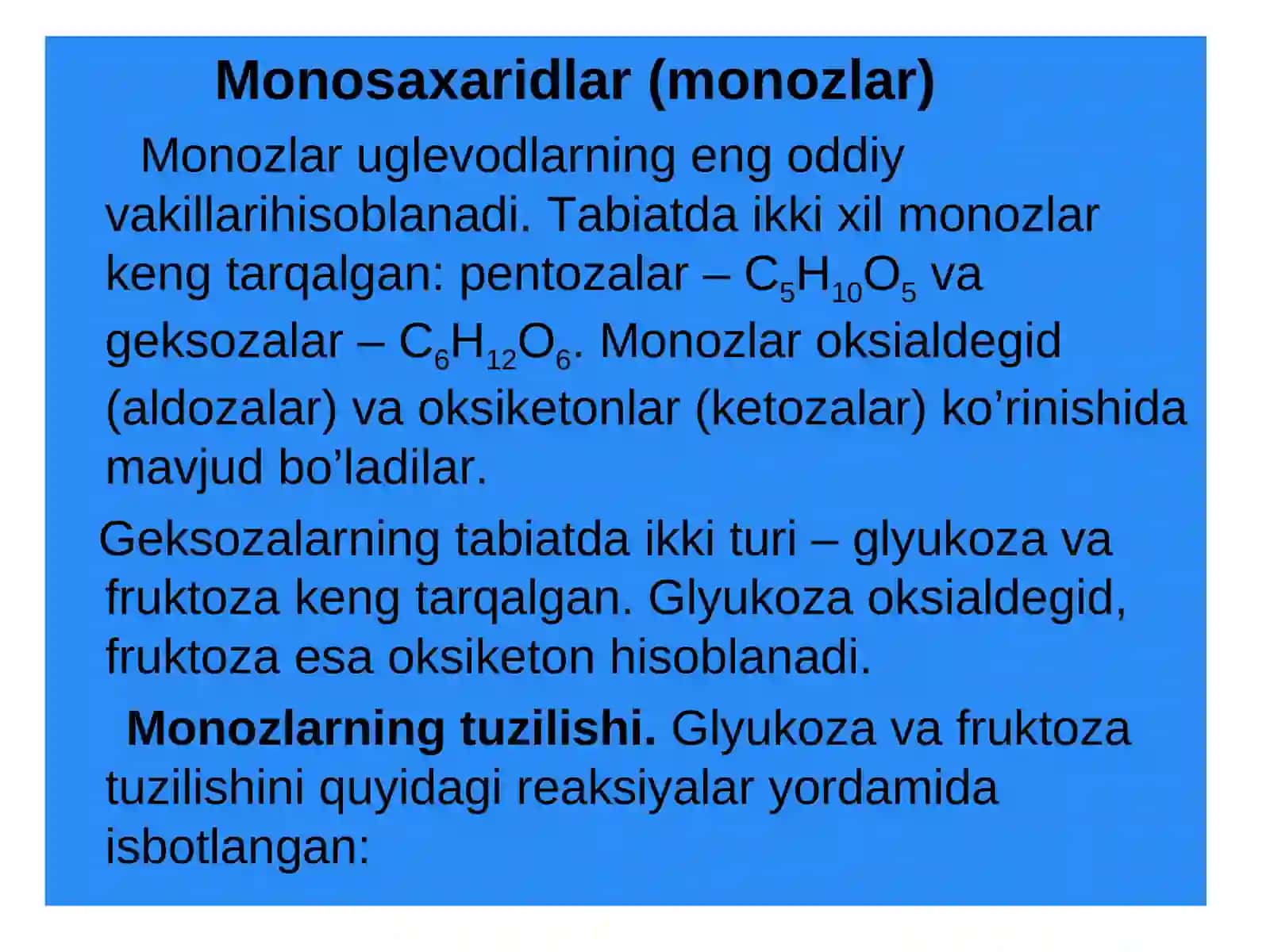 Uglevodlarga umumiy tarif 3