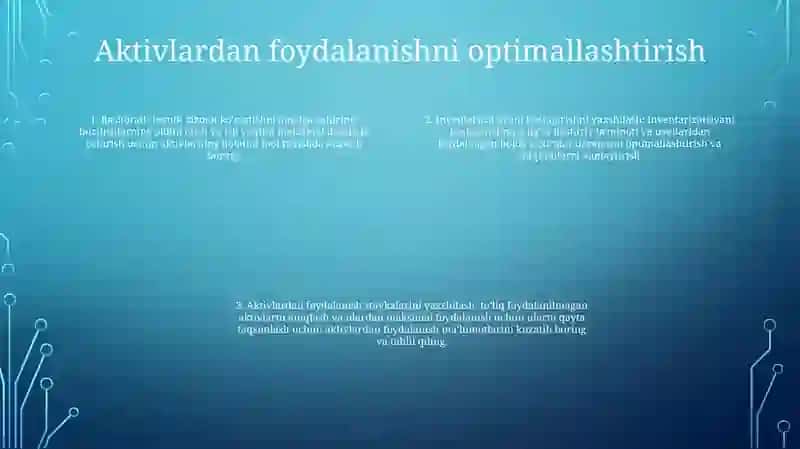 Asosiy Vositalardan Foydalanish Samaradorligini Oshirish YoʻLlari Kenjaboy 3