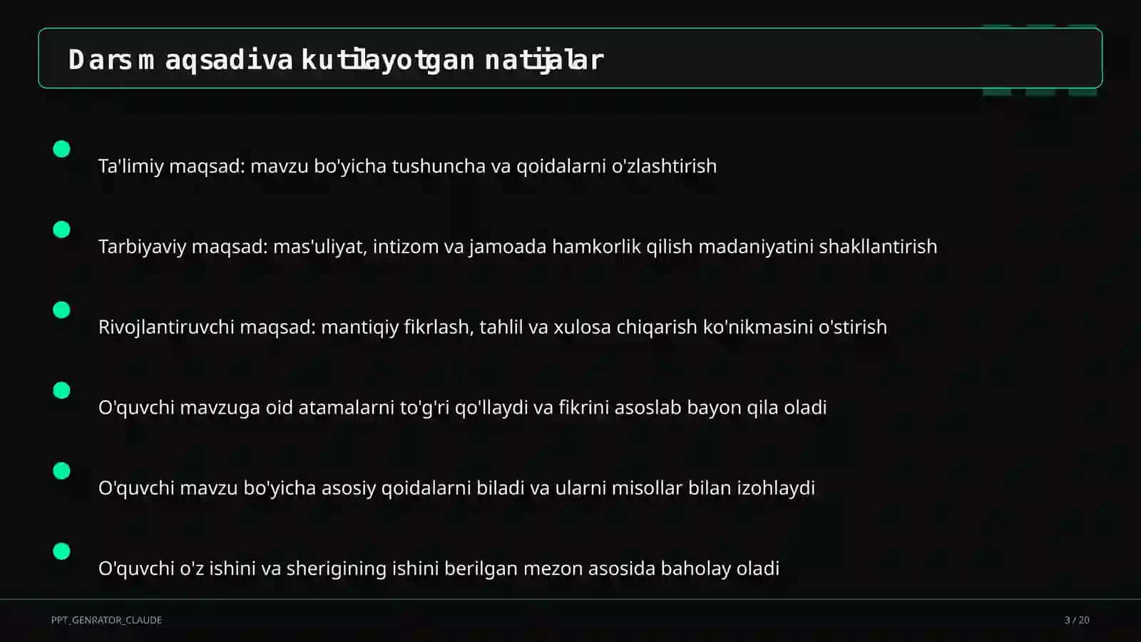 Nutq odobi va muloqot madaniyati (8-sinf) 3