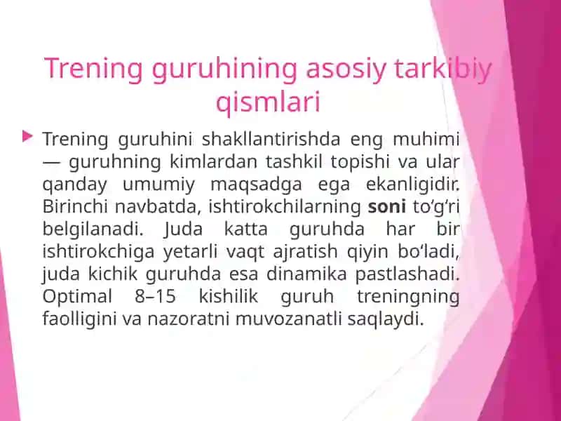 trening guruhlarining sifat tarkibi 3