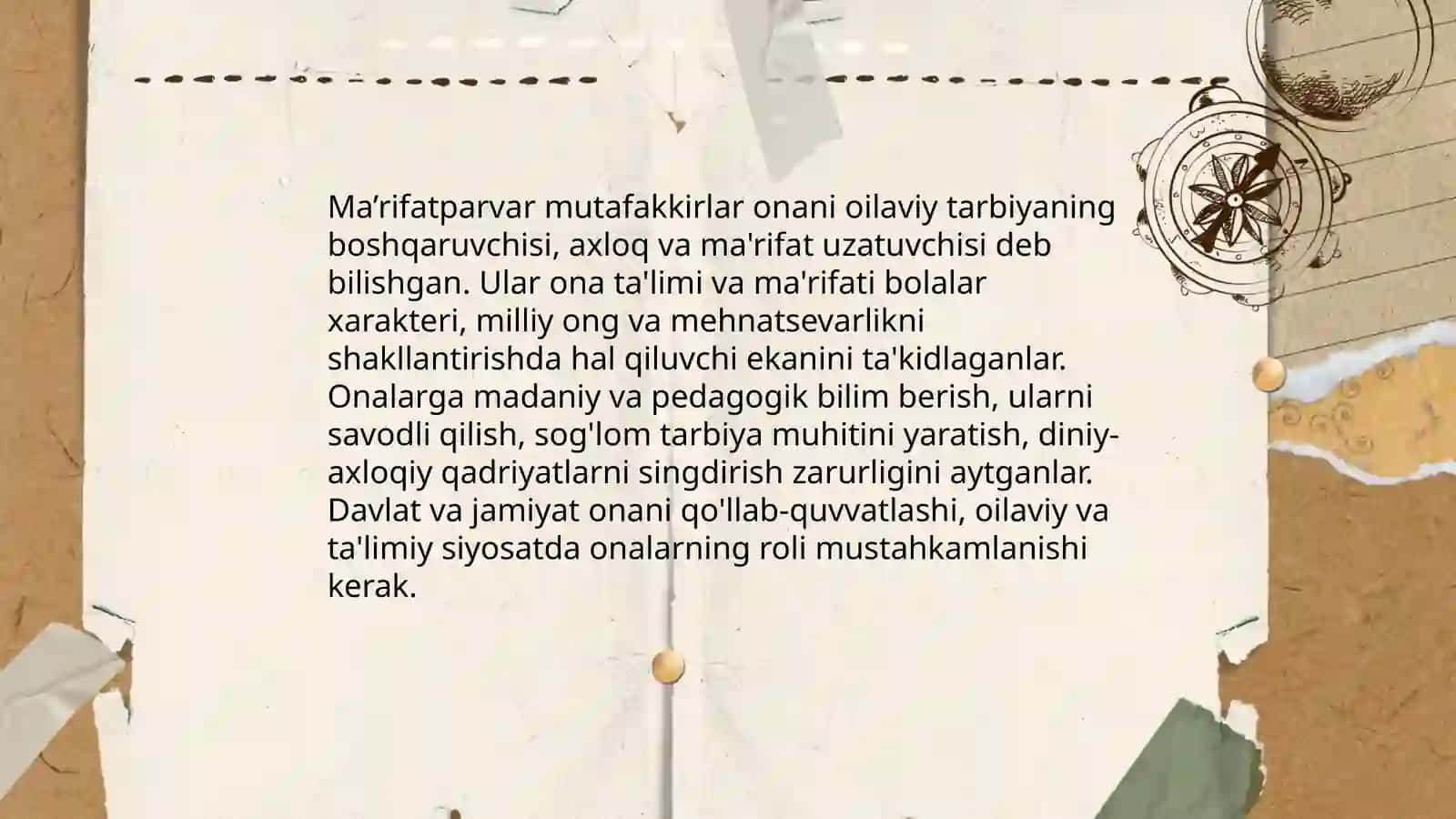 Ma'rifatparvar mutafakkirlarning oila tarbiyasiga oid qarashlari 3