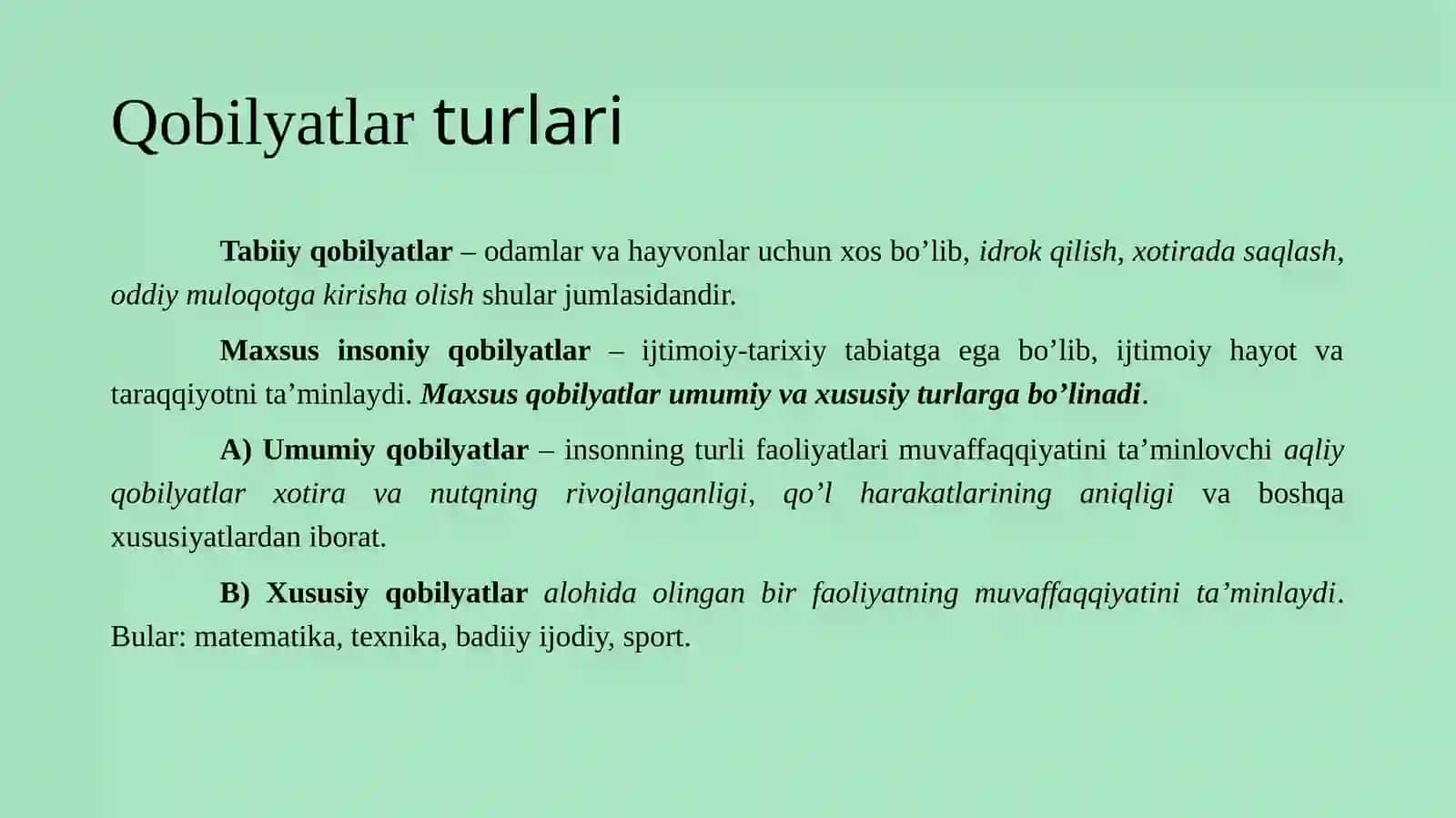 Qobilyat 3