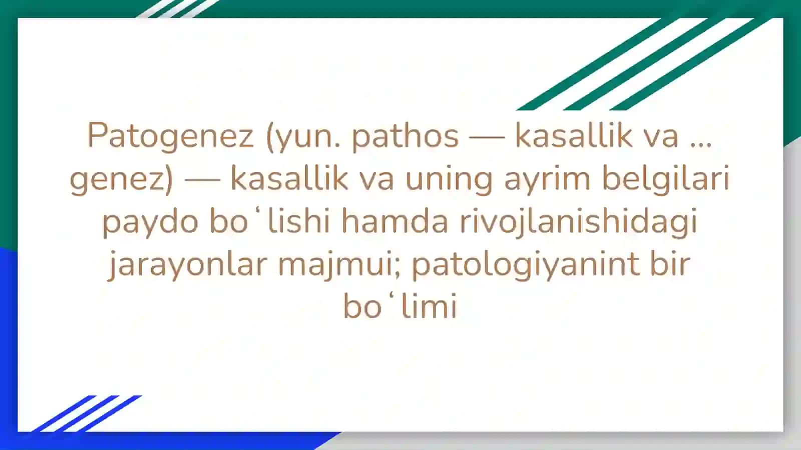 Kasallık etıologıyası potogenesı rıvojllanıshı 3