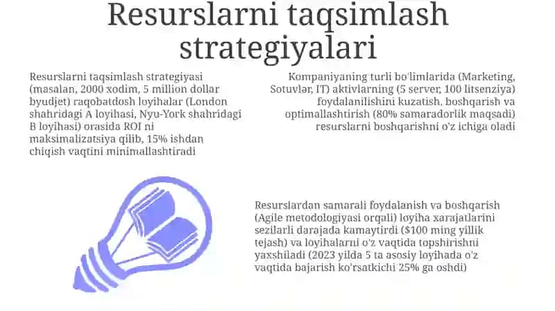 Resurslarni taqsimlash strategiyasi 3