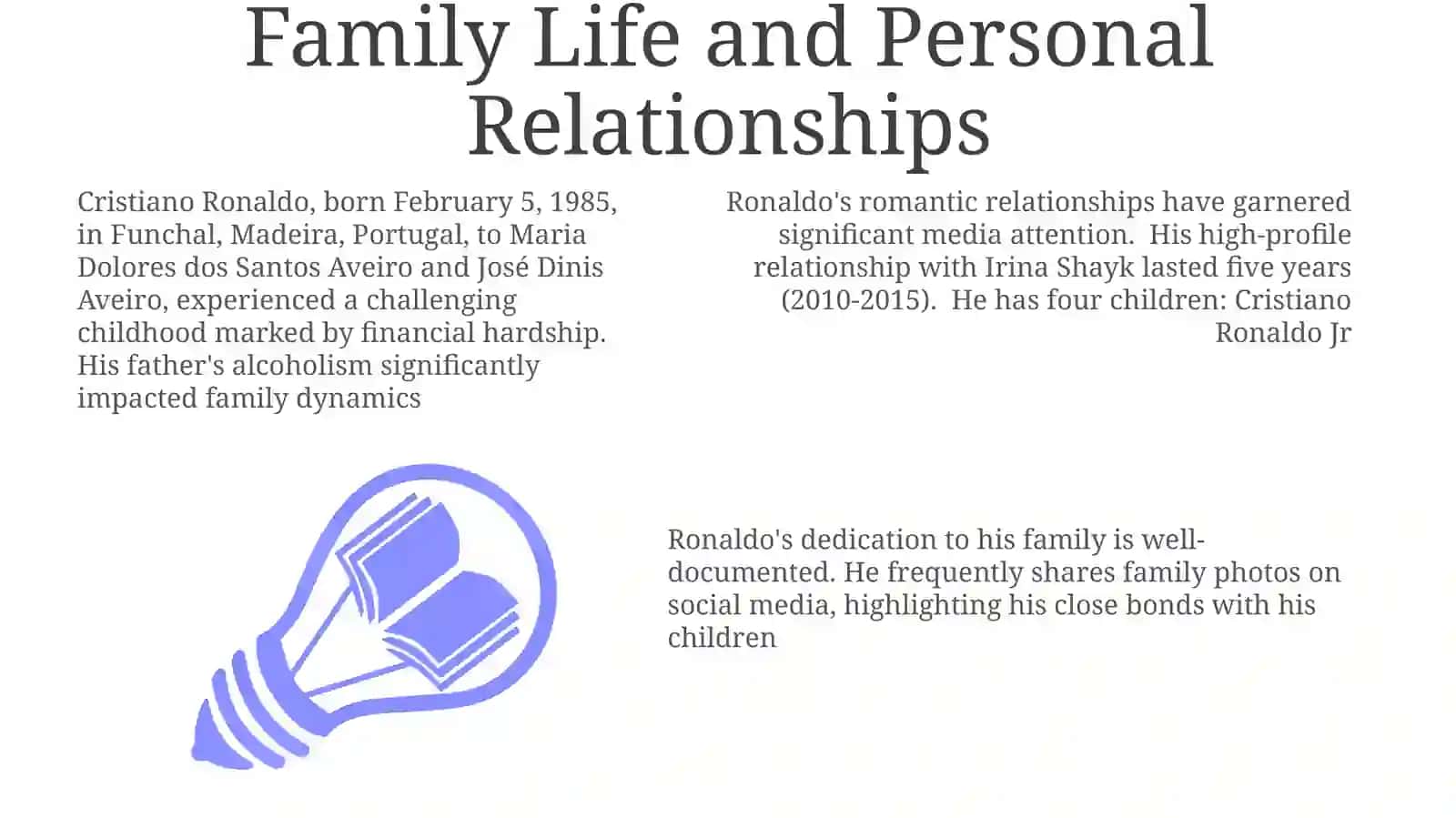 Interesting facts about the life of CristianoRanaldo 3