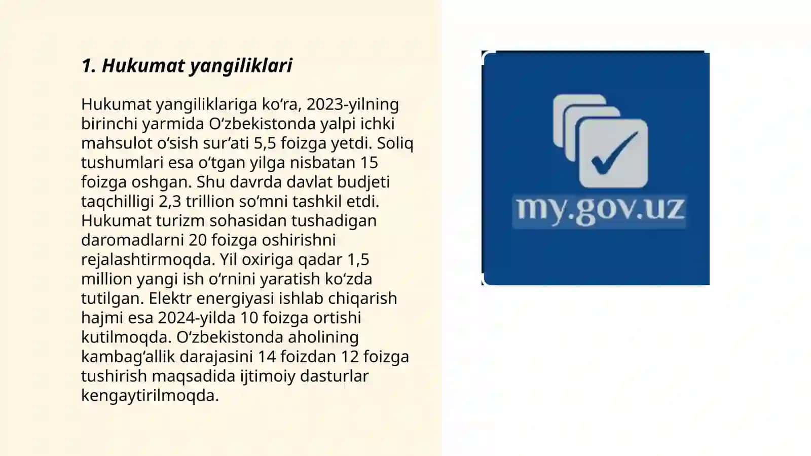Hukumat yangiliklari 3