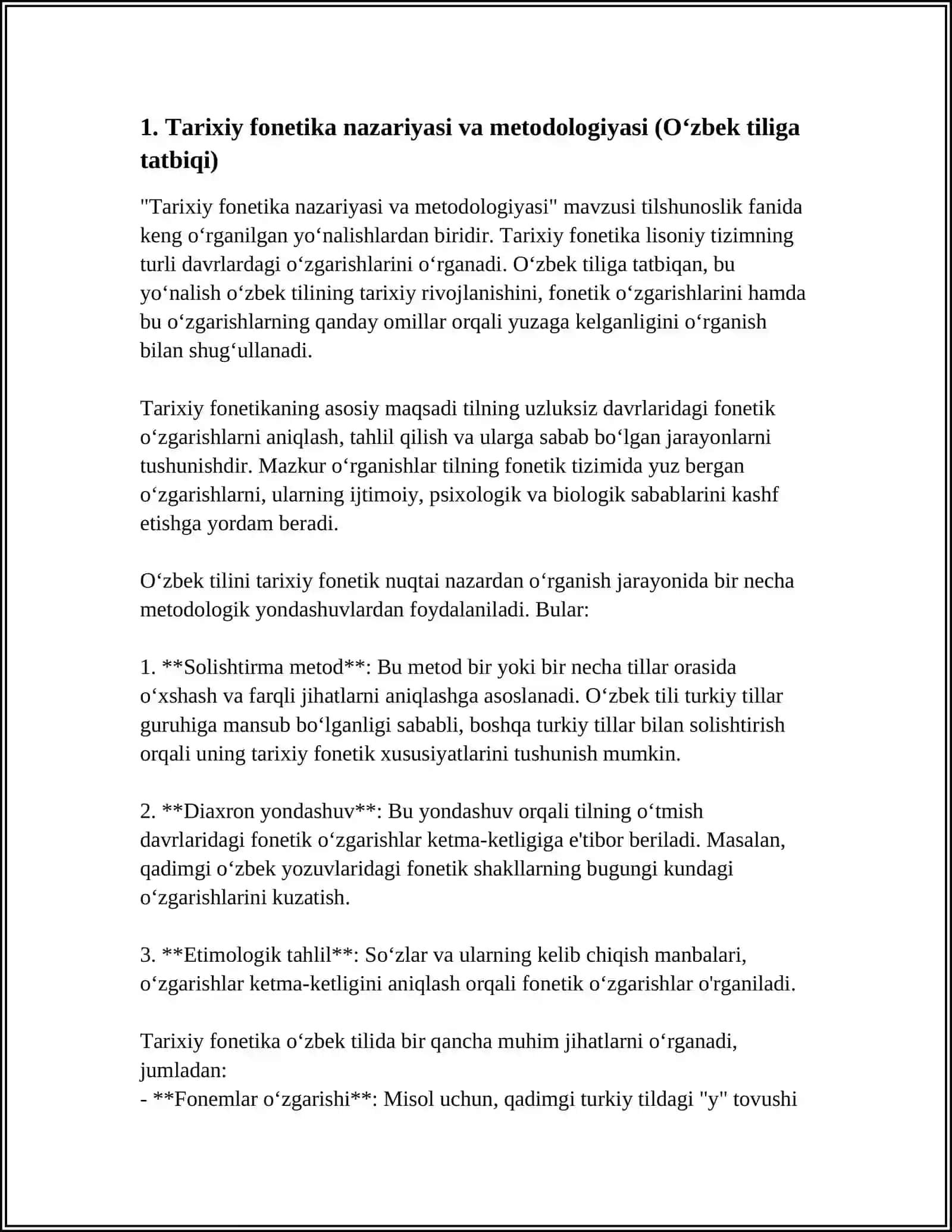 Tarixiy fonetika nazariyasi va metodologiyasi (O'zbek tiliga tatbiqi) 3