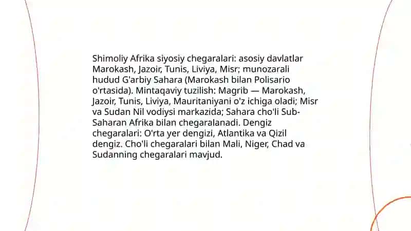 Shimoliy Afrika 3
