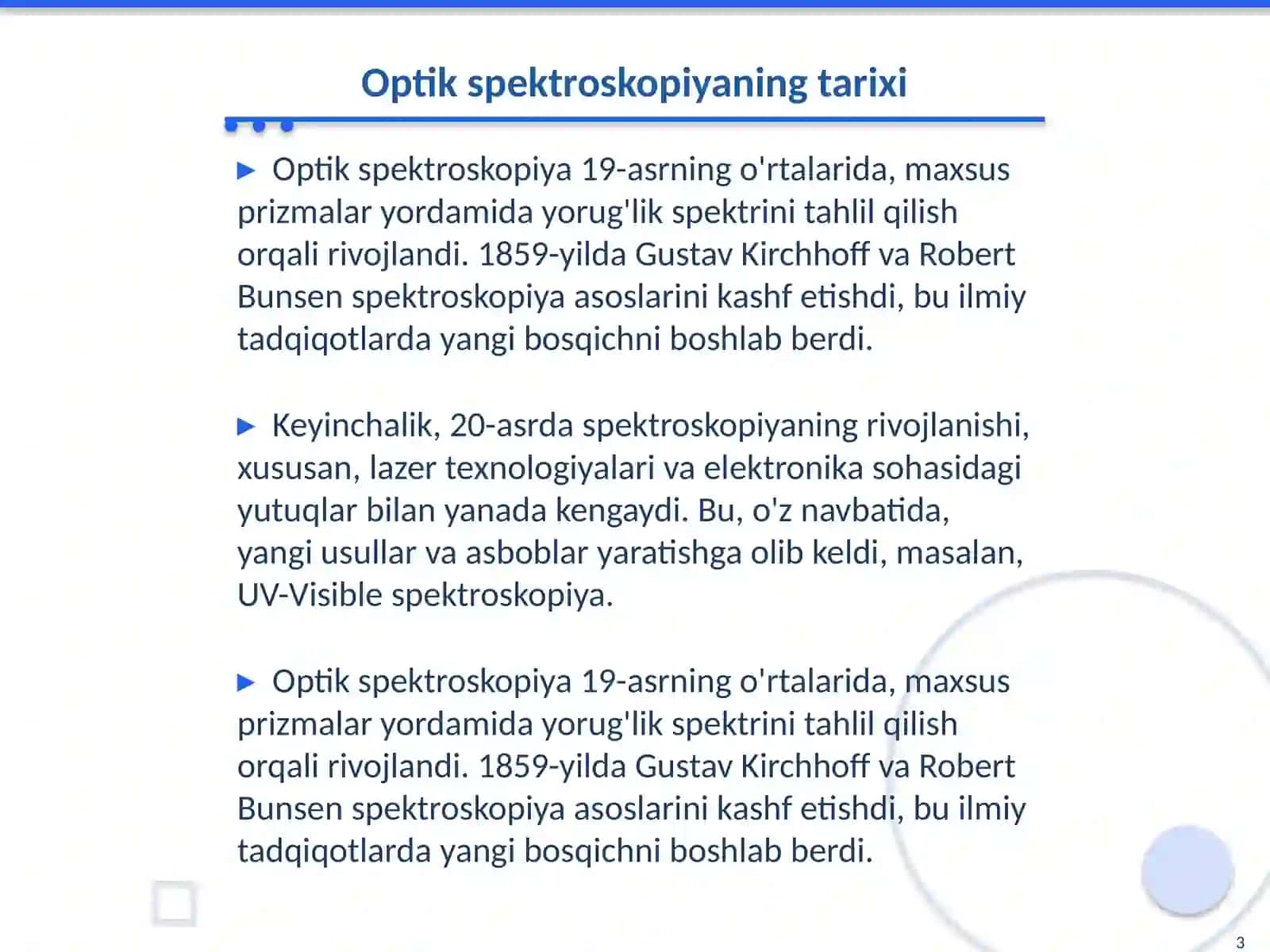 Optik spektroskopiya 3