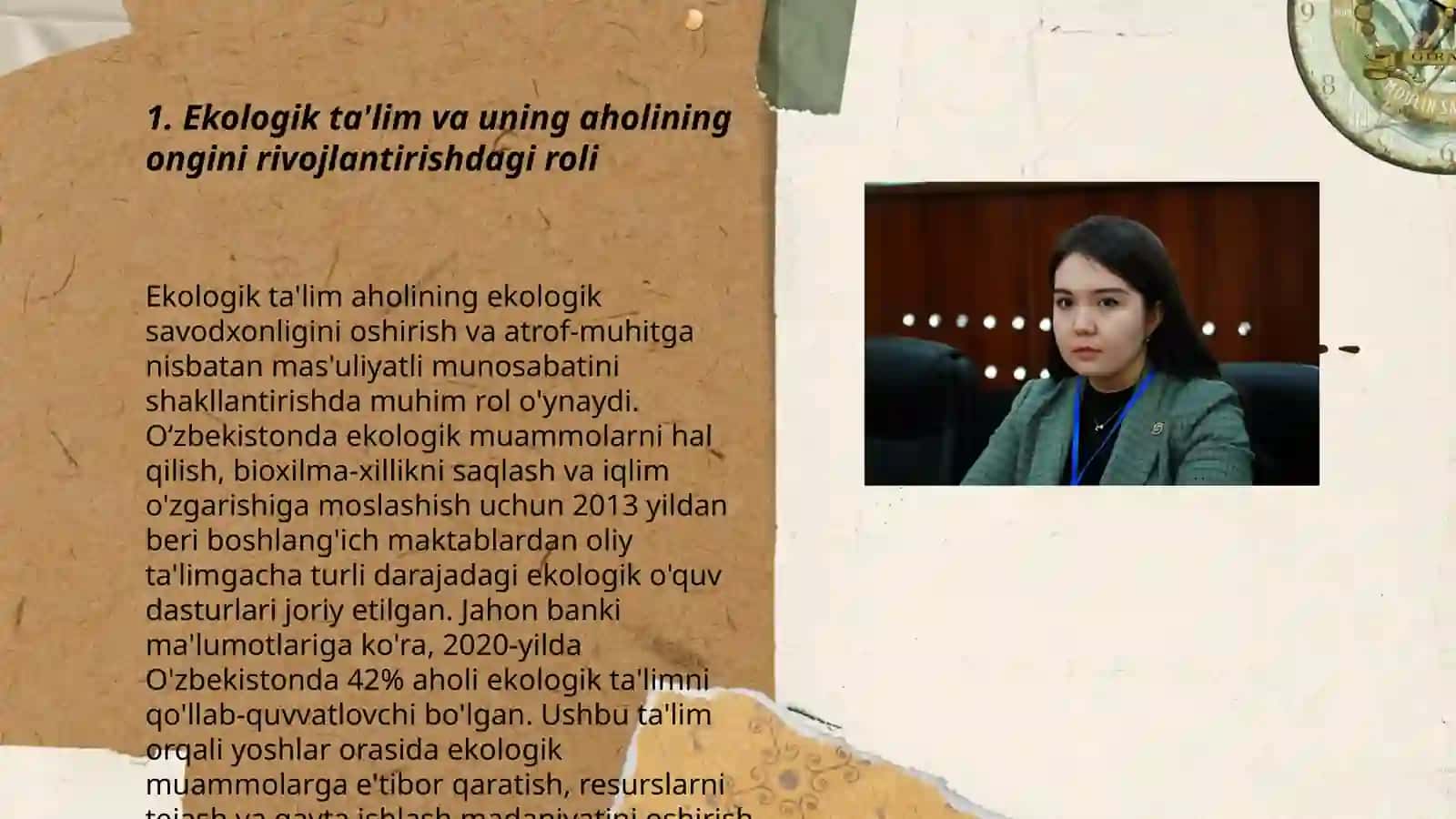 Insoniyat ekologik ongini rivojlantirishning zamonaviy tadbirlari 3
