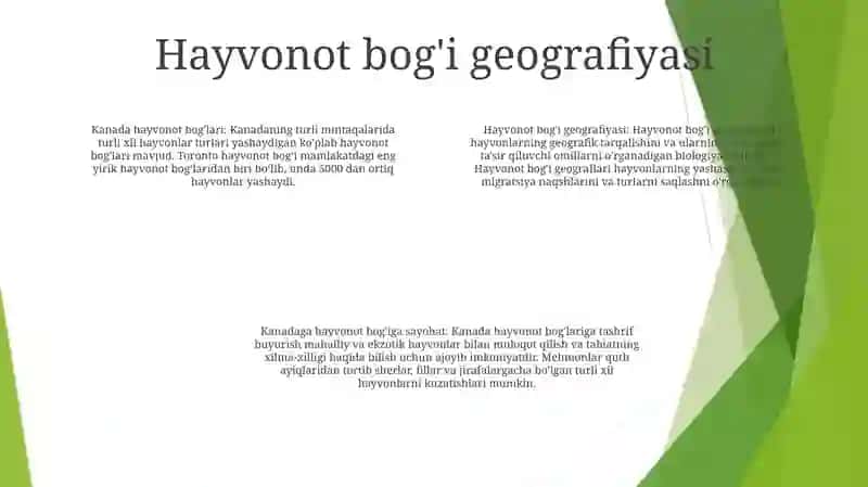 Kanada Hayvonot Bog'Lariga Ekskursiya 3