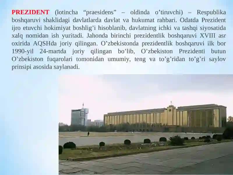 О‘ZBEKISTONDA HUQUQIY SIYOSIY ISLOHOTLARNING AMALGA OSHIRILISHI, DEMOKRATIK JAMIYATNI SHAKLLANTIRISH YО‘LIDAGI ISLOHOTLAR.ppt 3