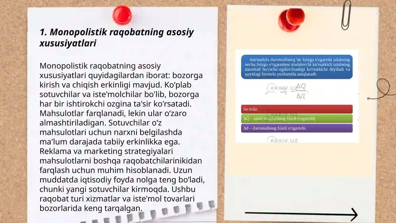 Monopolistik raqobatning asosiy xususiyatlari 3
