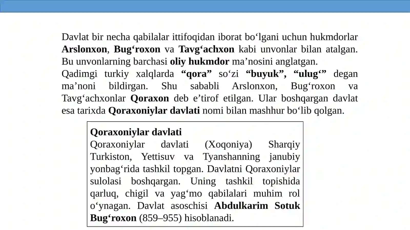 7-SinfO’zbekitontarix 3
