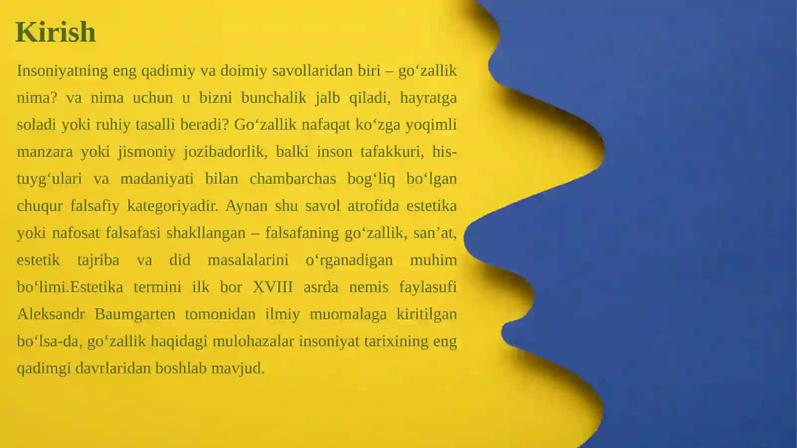 Go‘zallikning falsafiy talqinlari 3