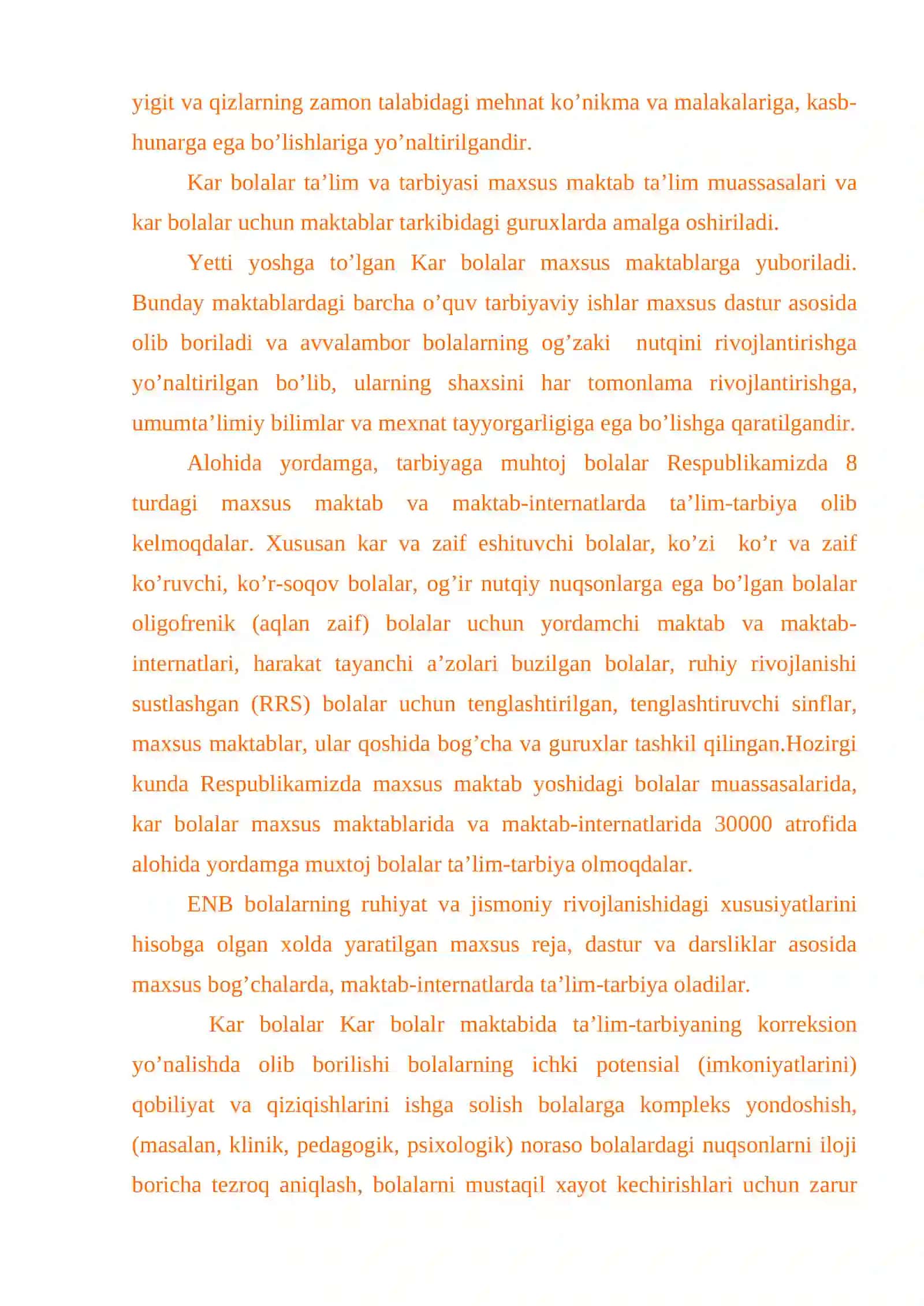Kar Bolalar Kar Bolalr Maktabida Jismoniy Tarbiya Darslari 3