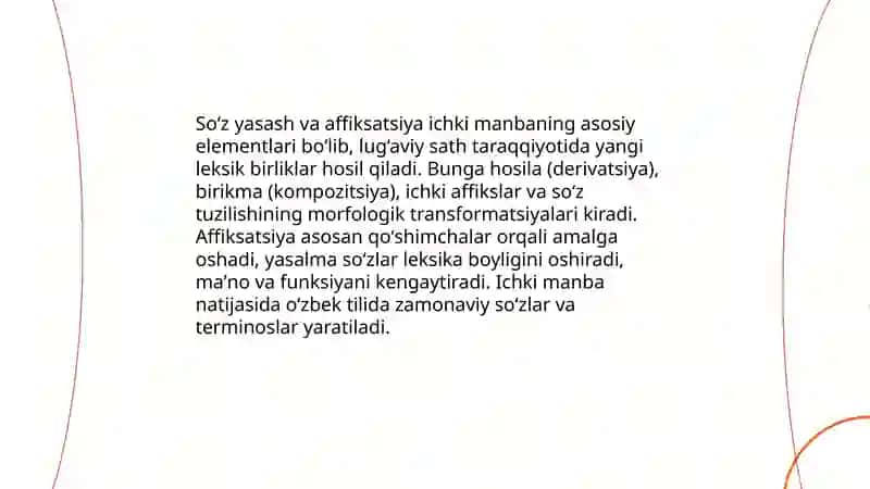 Lugʻaviy sath taraqqiyotining ichki va tashqi manbalari 3