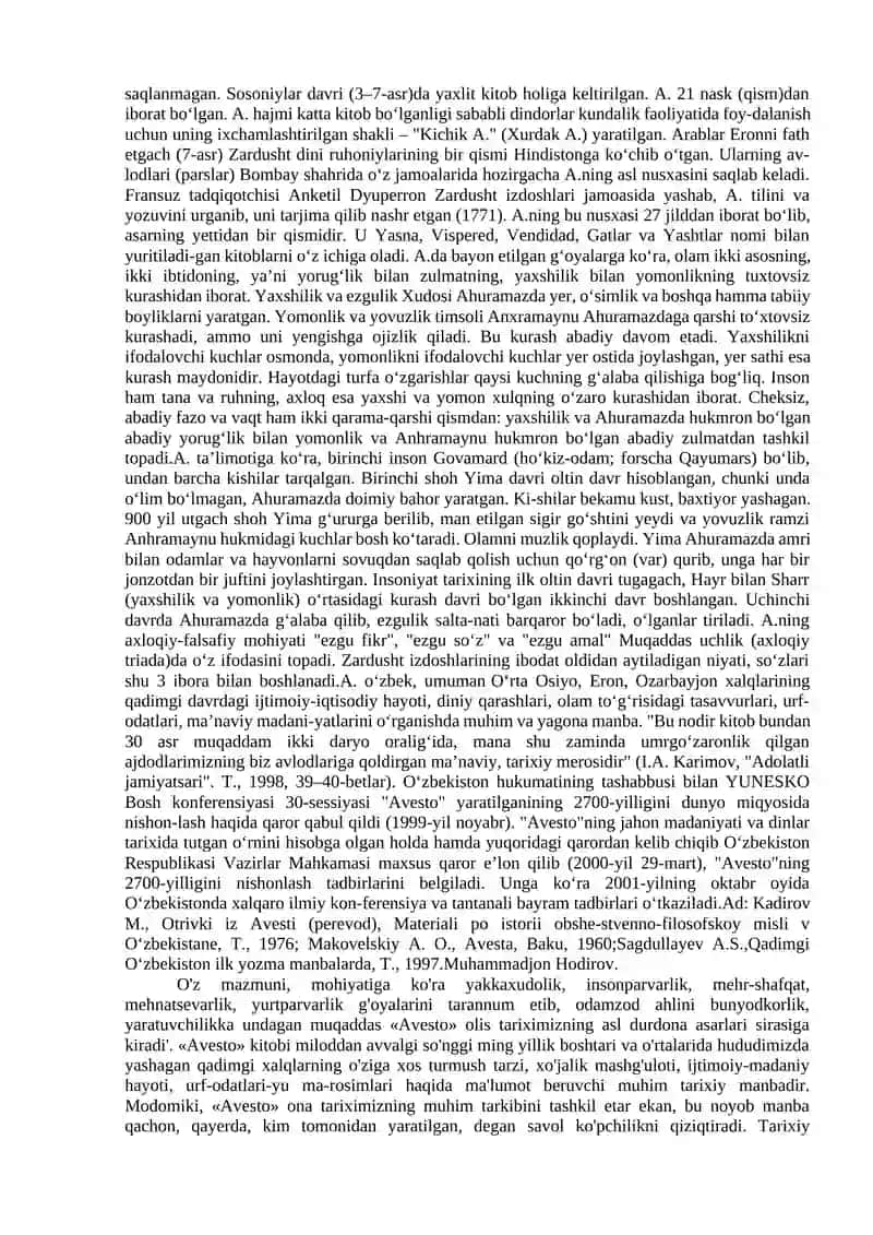 Avesto 3