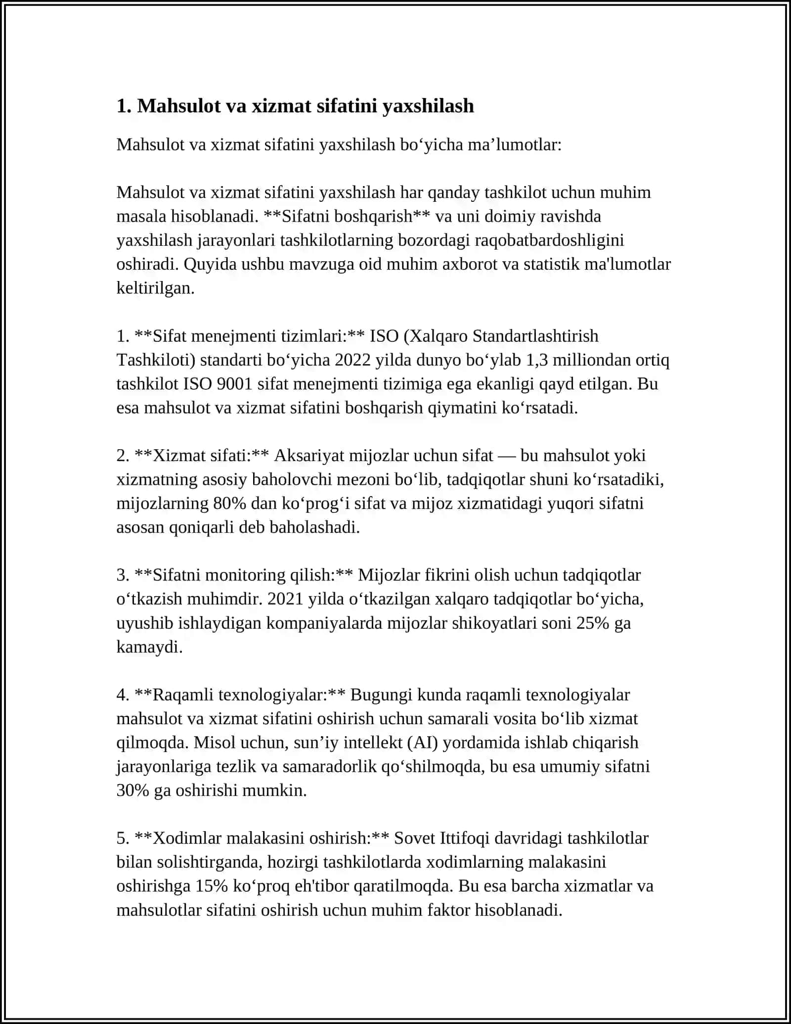 STANDARTLASHTIRISHNING AFZALLIK JIHATLARI 3