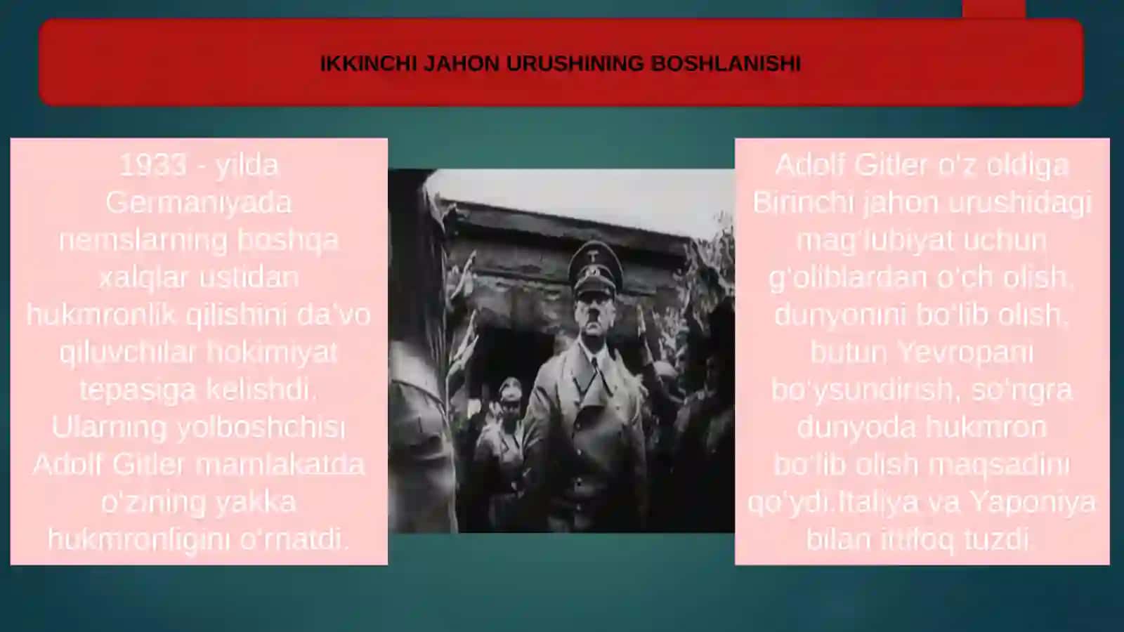IKKINCHI JAHON URUSHI 3