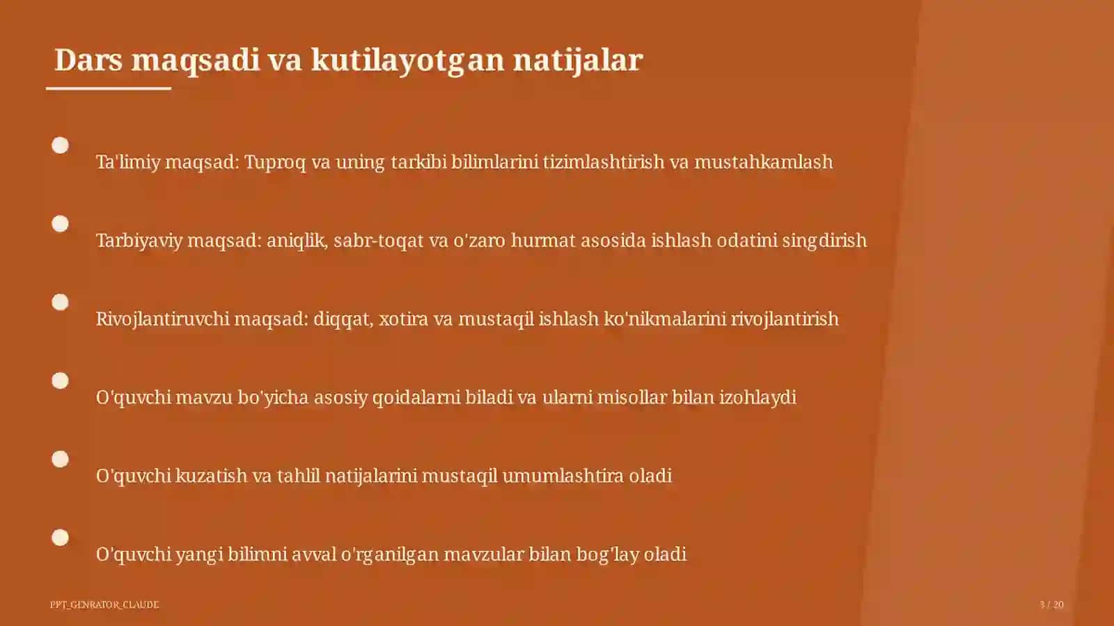 Tuproq va uning tarkibi (2-sinf) 3