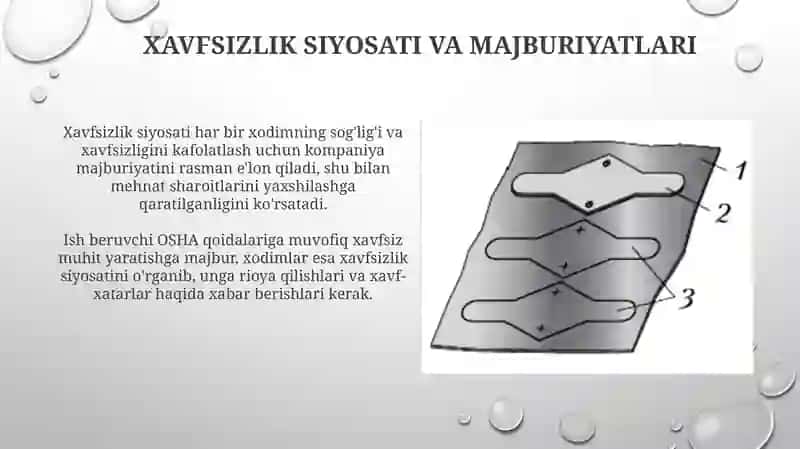 Ishlab chiqarish maydonlarida texnika xavfsizligi 3